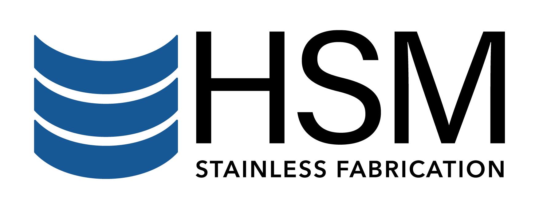 HSM Stainless Fabrication logo white